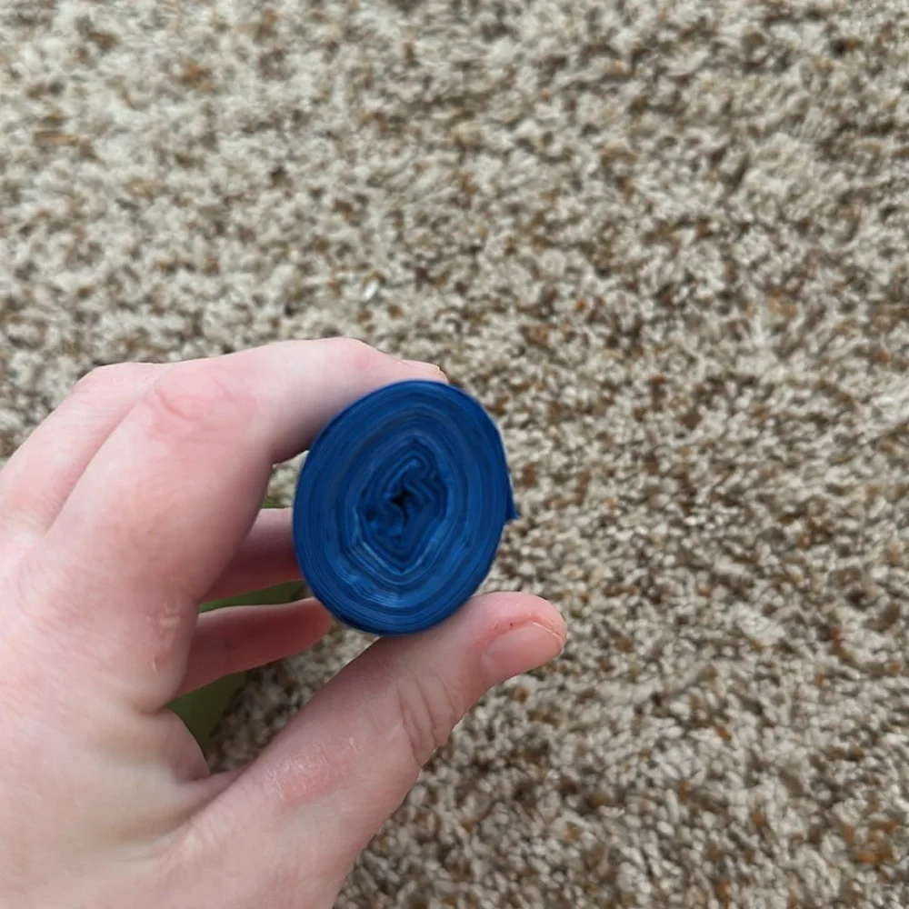 2 rolls of pet waste bags